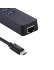 Adaptador Hub USB C - Gigabit LAN/USB 3.0