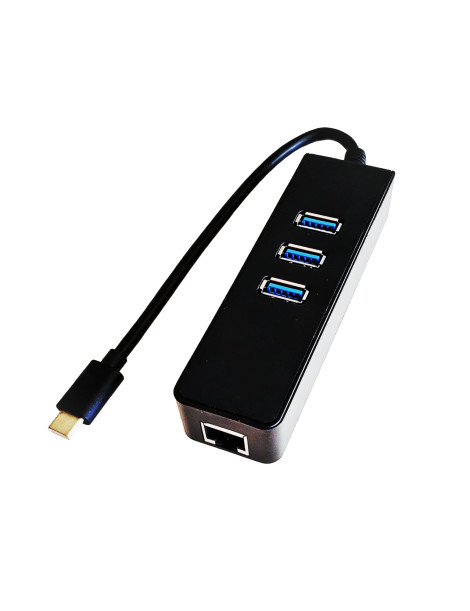 Adaptador Hub USB C - Gigabit LAN/USB 3.0