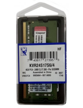 Memória DDR4 2400 4GB Kingston Note