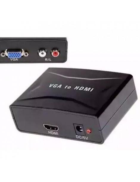 Conversor VGA para HDMI com Áudio