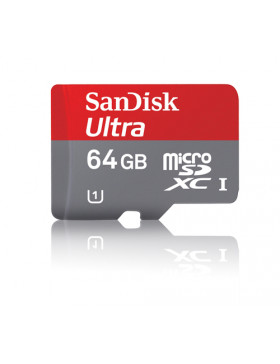 Cartão Micro Sdhc 64gb Ultra Sd Sandisk Classe 10 80mb/s 