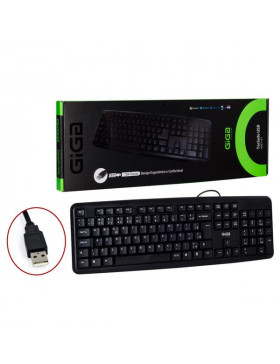 Teclado Giga USB Ergonômico